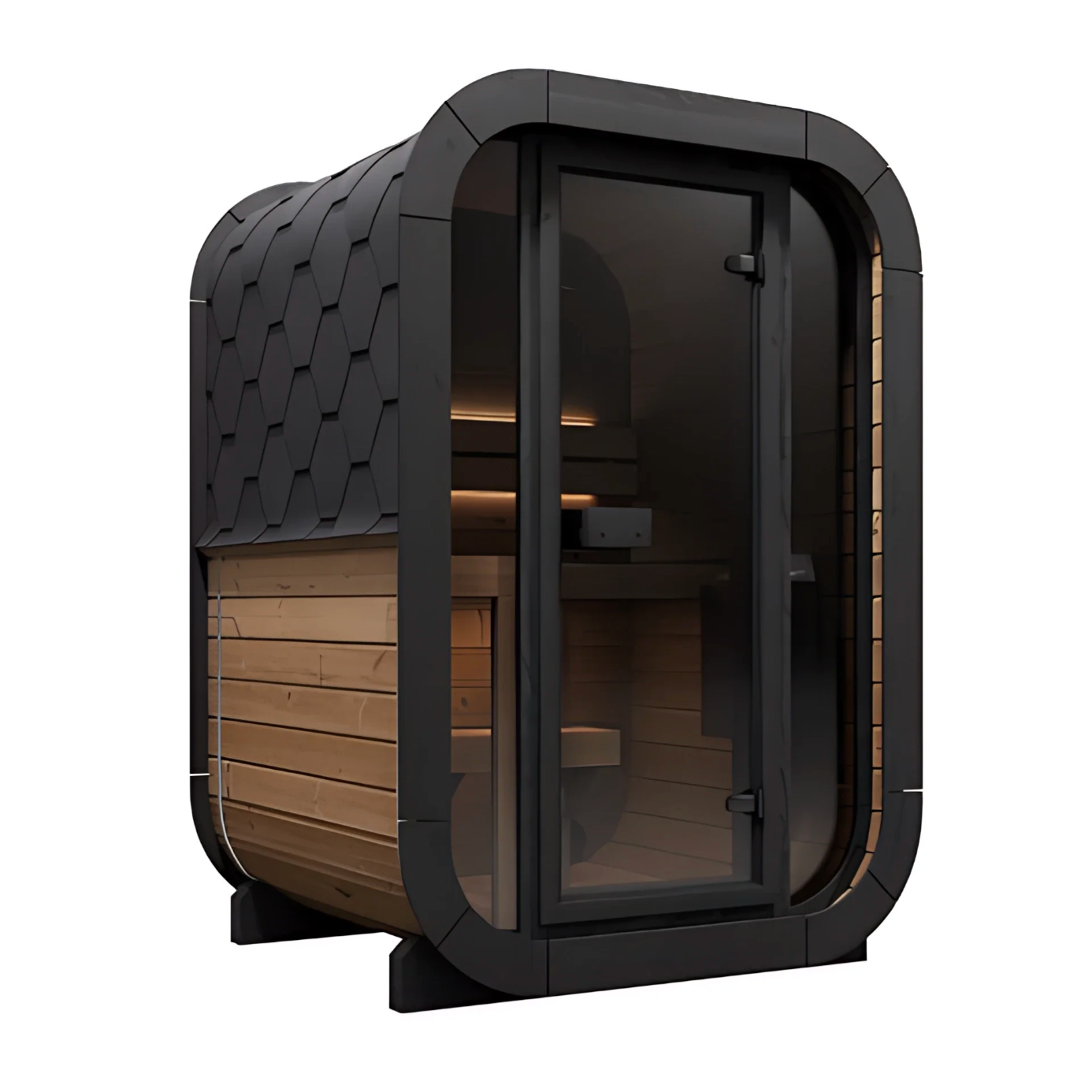 Saunalife CL3G 2-Person Outdoor Cube Sauna
