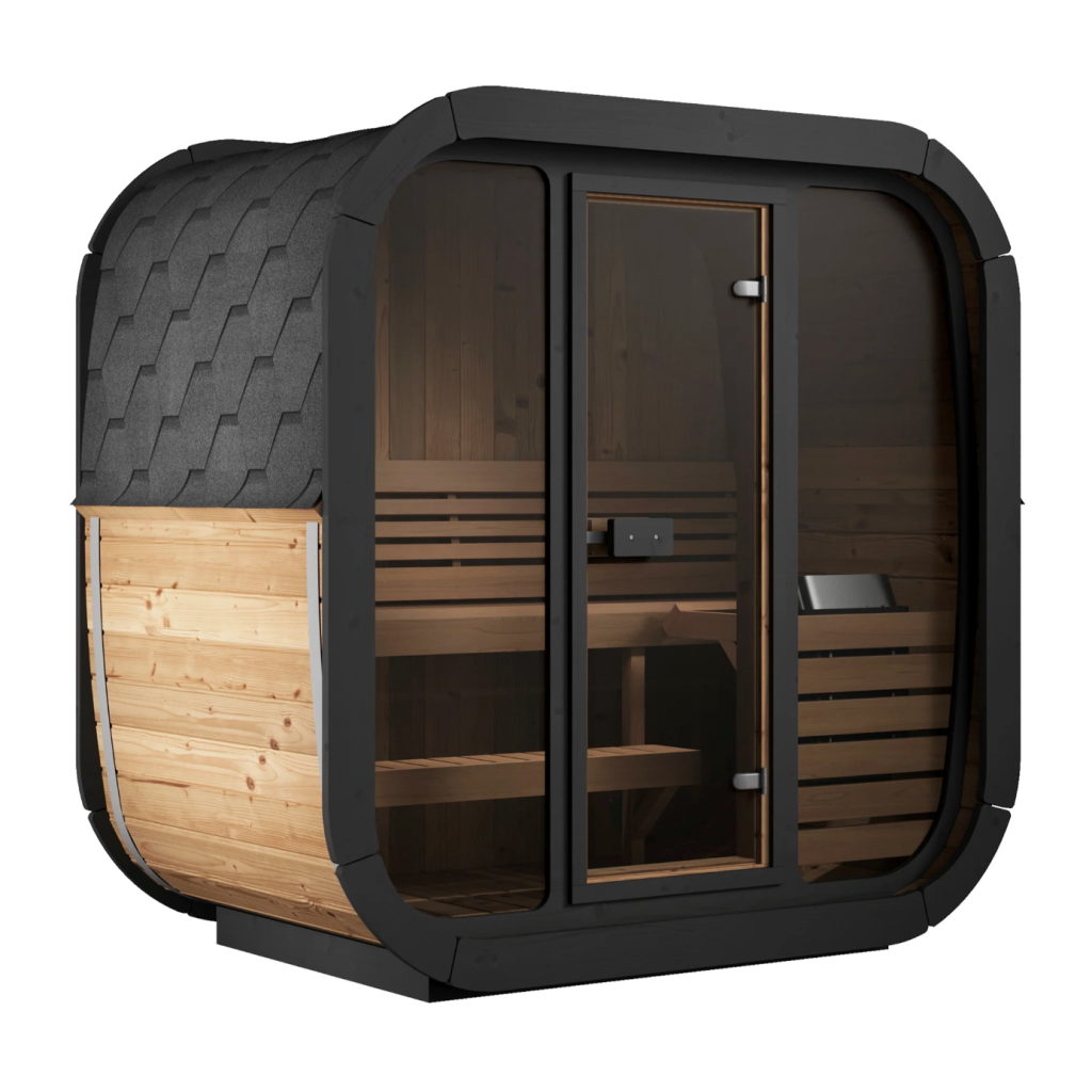 Saunalife CL4G 3-Person Outdoor Cube Sauna