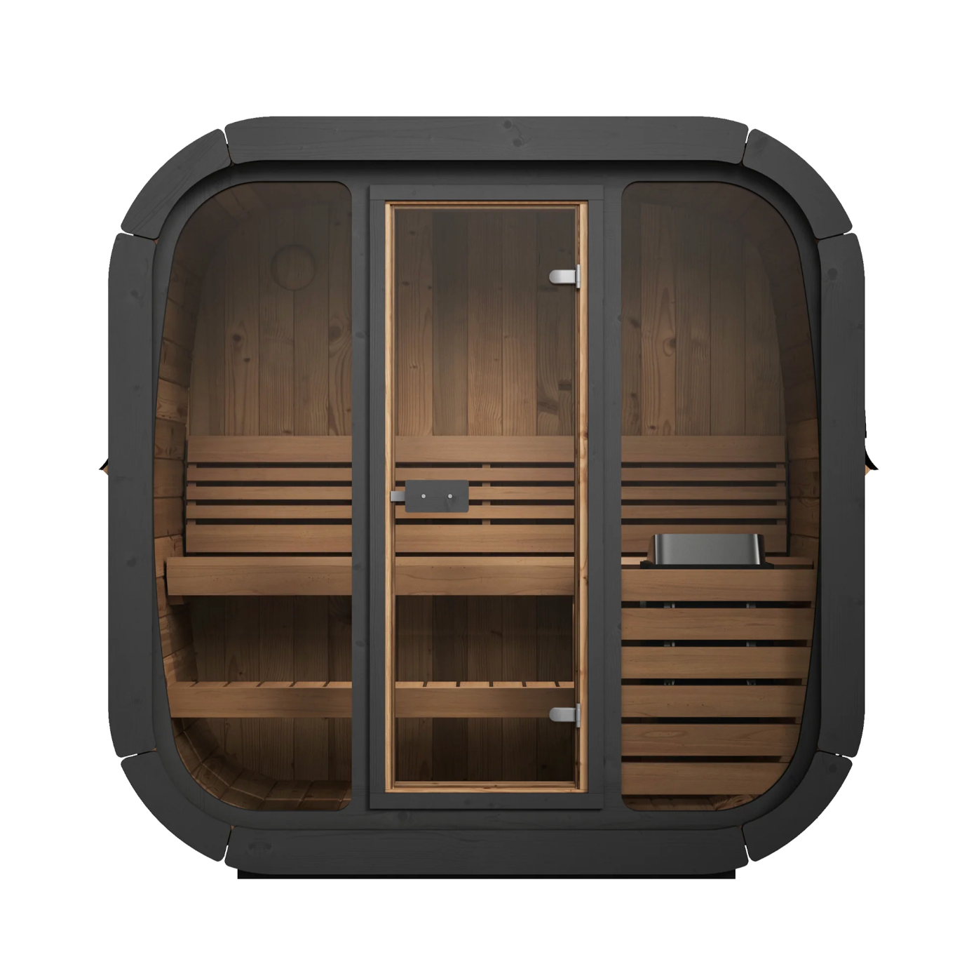 Saunalife CL4G 3-Person Outdoor Cube Sauna (view 2)