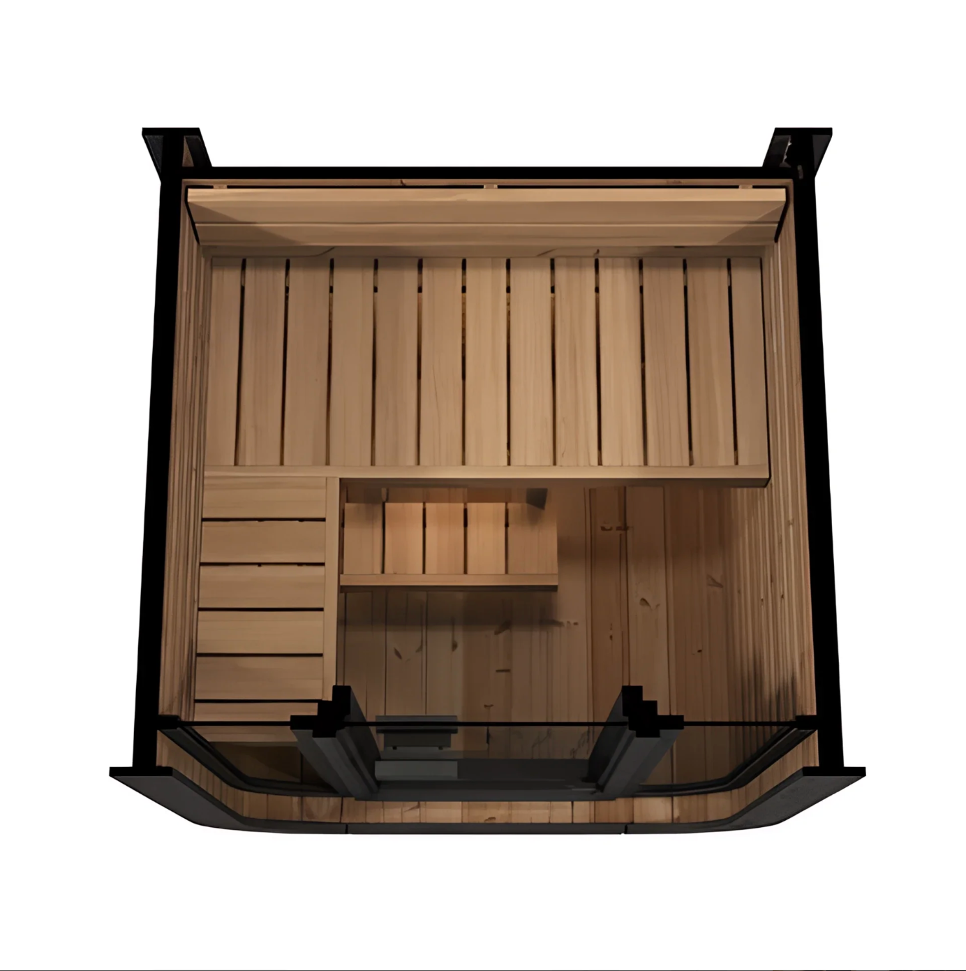 Saunalife CL5G 4-Person Outdoor Cube Sauna (view 5)
