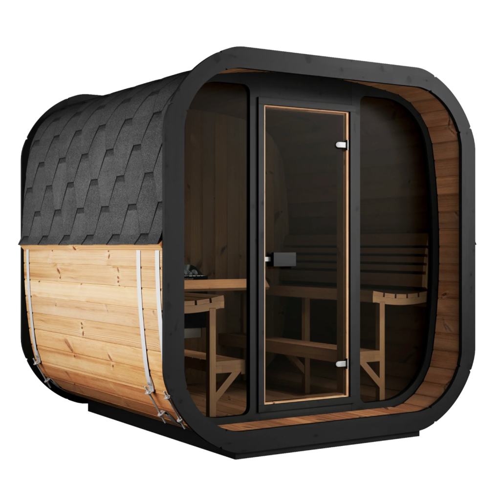 Saunalife CL7G 6-Person Outdoor Cube Sauna