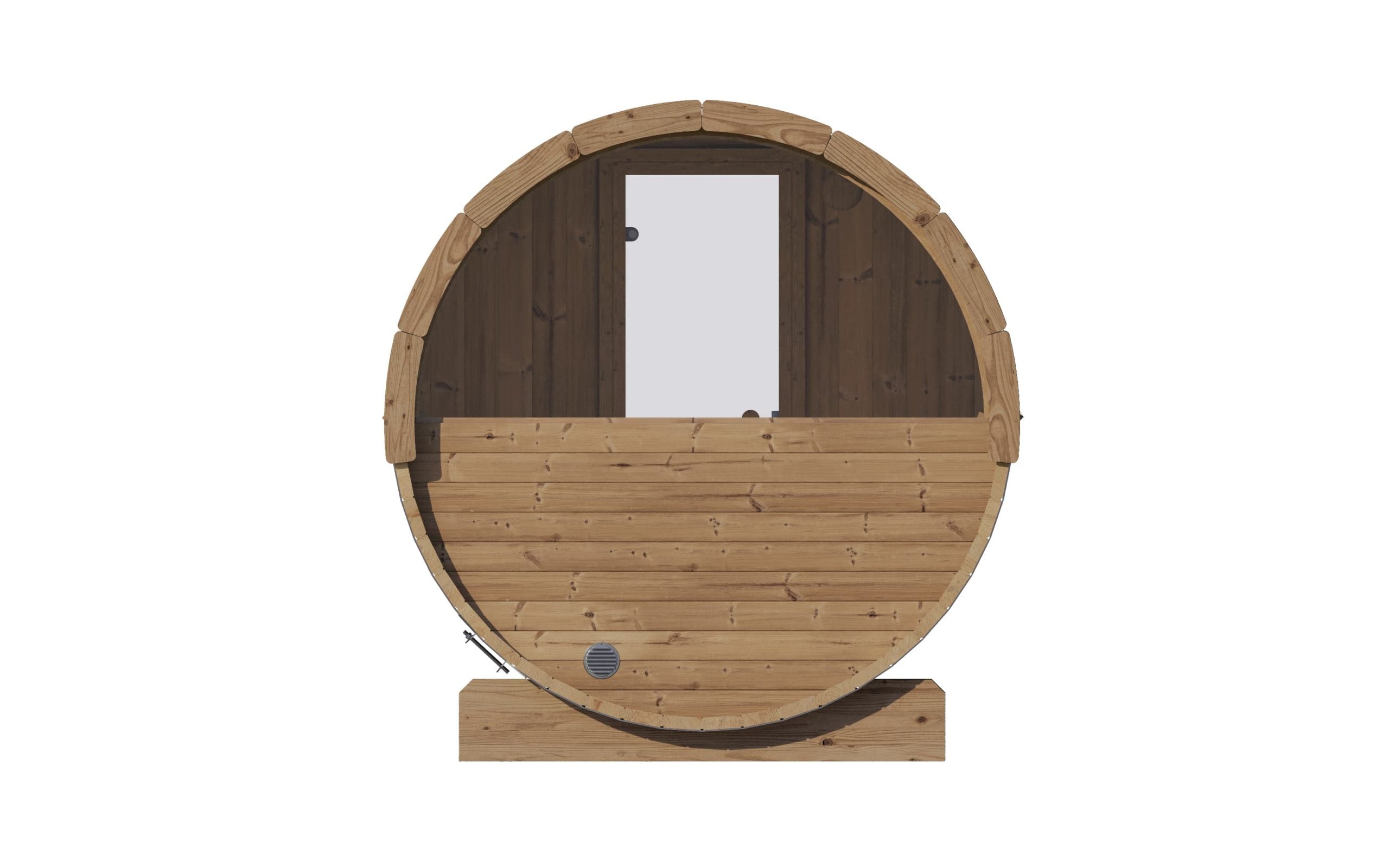 Saunalife E8W 6-Person Barrel Sauna with Window (view 3)