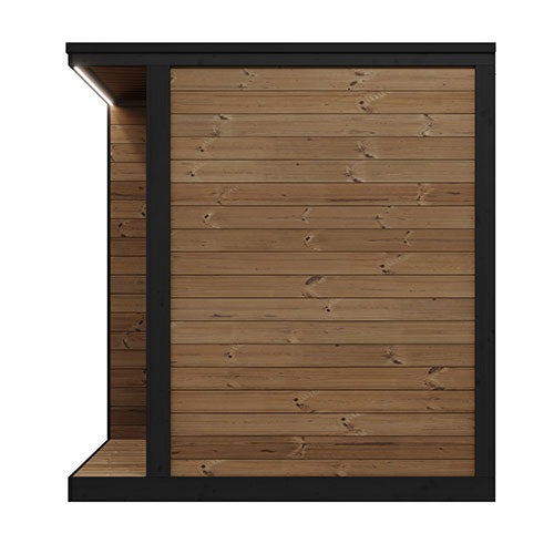 Saunalife GL4 Outdoor Sauna Kit | Thermo-Spruce, Up to 4 People (view 3)