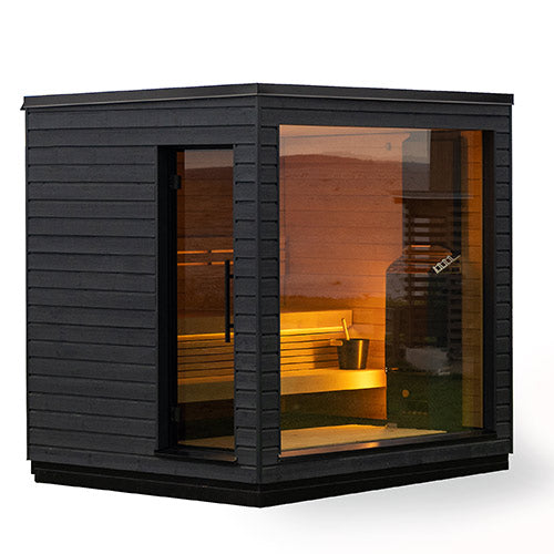SaunaLife Model G6 Pre-Assembled Outdoor Home Sauna | Up to 5 People