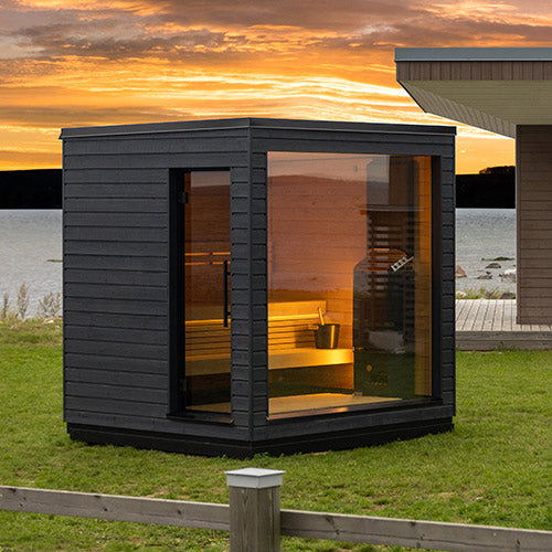 SaunaLife Model G6 Pre-Assembled Outdoor Home Sauna | Up to 5 People (view 2)