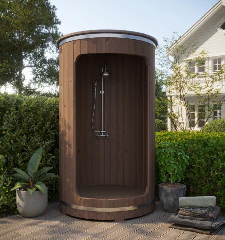 SaunaLife R3 Outdoor Barrel Shower