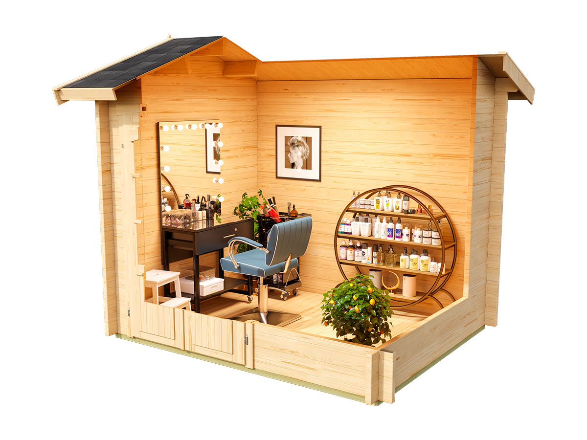 Solo Hub 8x7 DIY Backyard Cabin Kit for Teens (view 4)