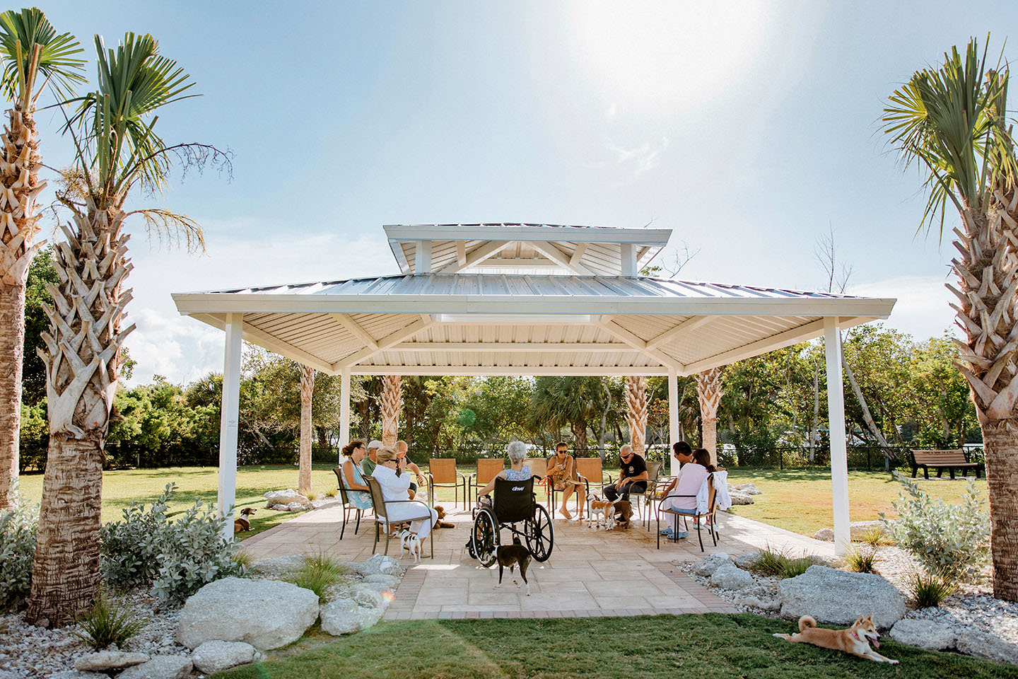 Square Duo-Top Shelter | Park & Picnic Shelter (view 3)