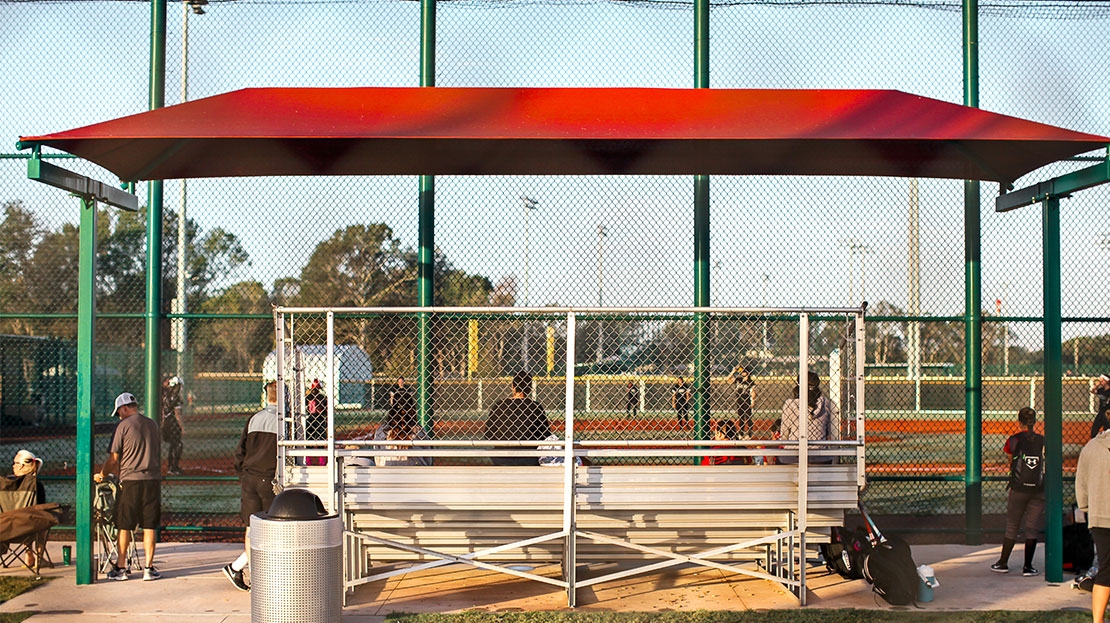 T-Cantilever Shade | Commercial Playground Shade Structure (view 2)